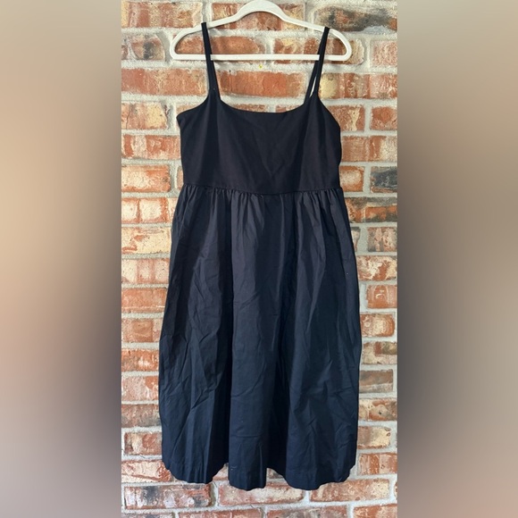 Old Navy fit and flare combination midi Spaghetti Strap dress - Picture 2 of 8